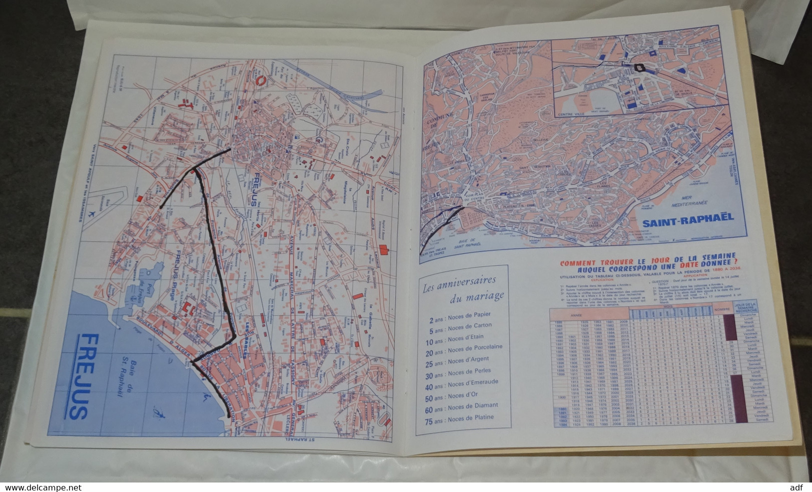 1994 CALENDRIER ( double ) ALMANACH DU FACTEUR, LA POSTE, VALLEE D'OSSAU, POINTE DE DIBEN, J. CARTIER BRESSON, VAR 83