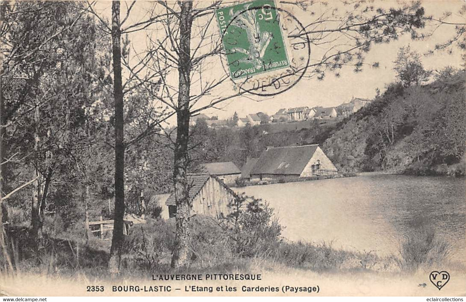 Bourg-Lastic           63          L'Etang Et Les Carderies          (voir Scan) - Sonstige & Ohne Zuordnung