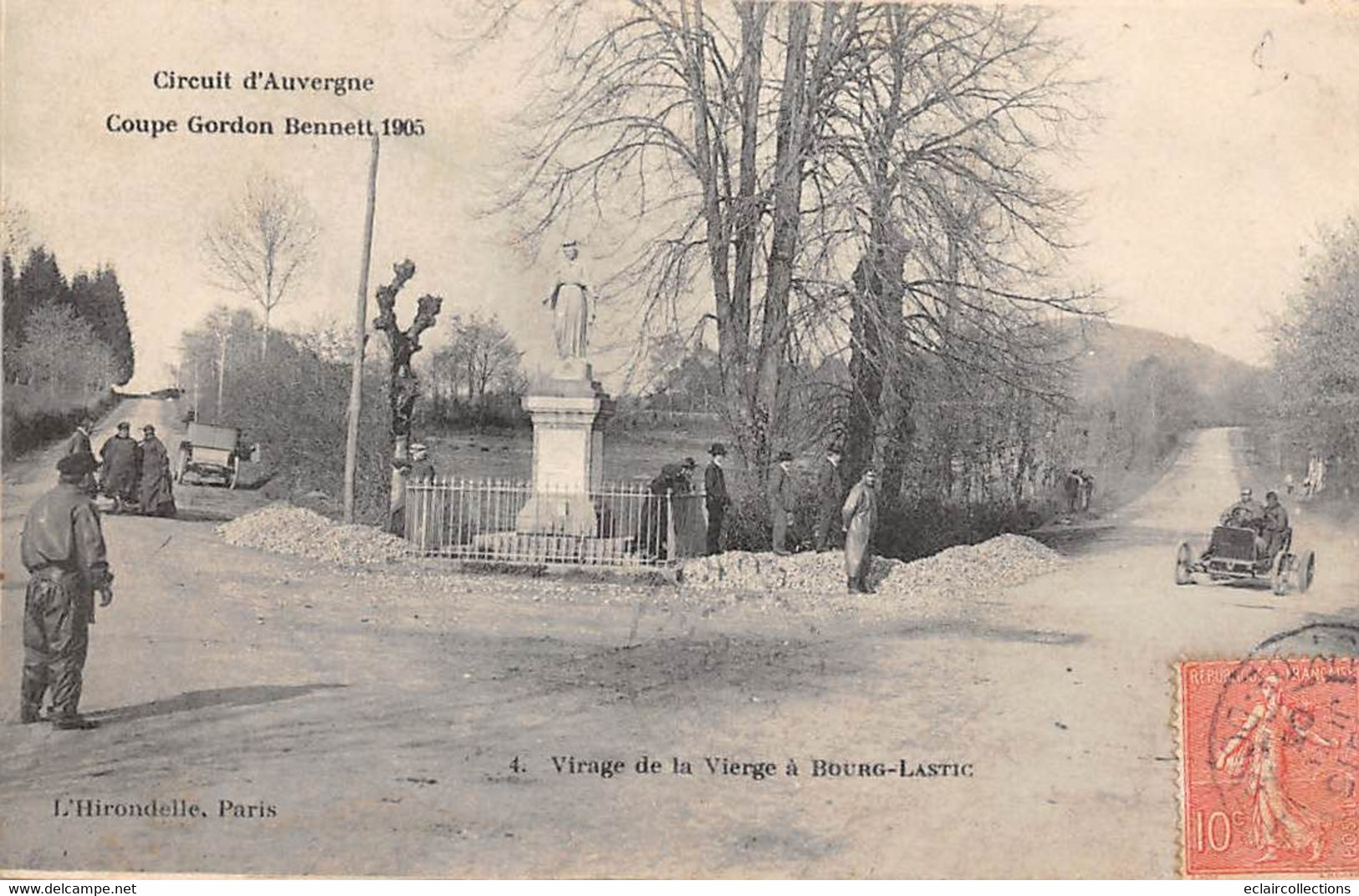 Bourg-Lastic          63       Circuit D'Auvergne       Coupe Gordon Bennet 1905 . Virage De La Vierge  N°4  (voir Scan) - Sonstige & Ohne Zuordnung