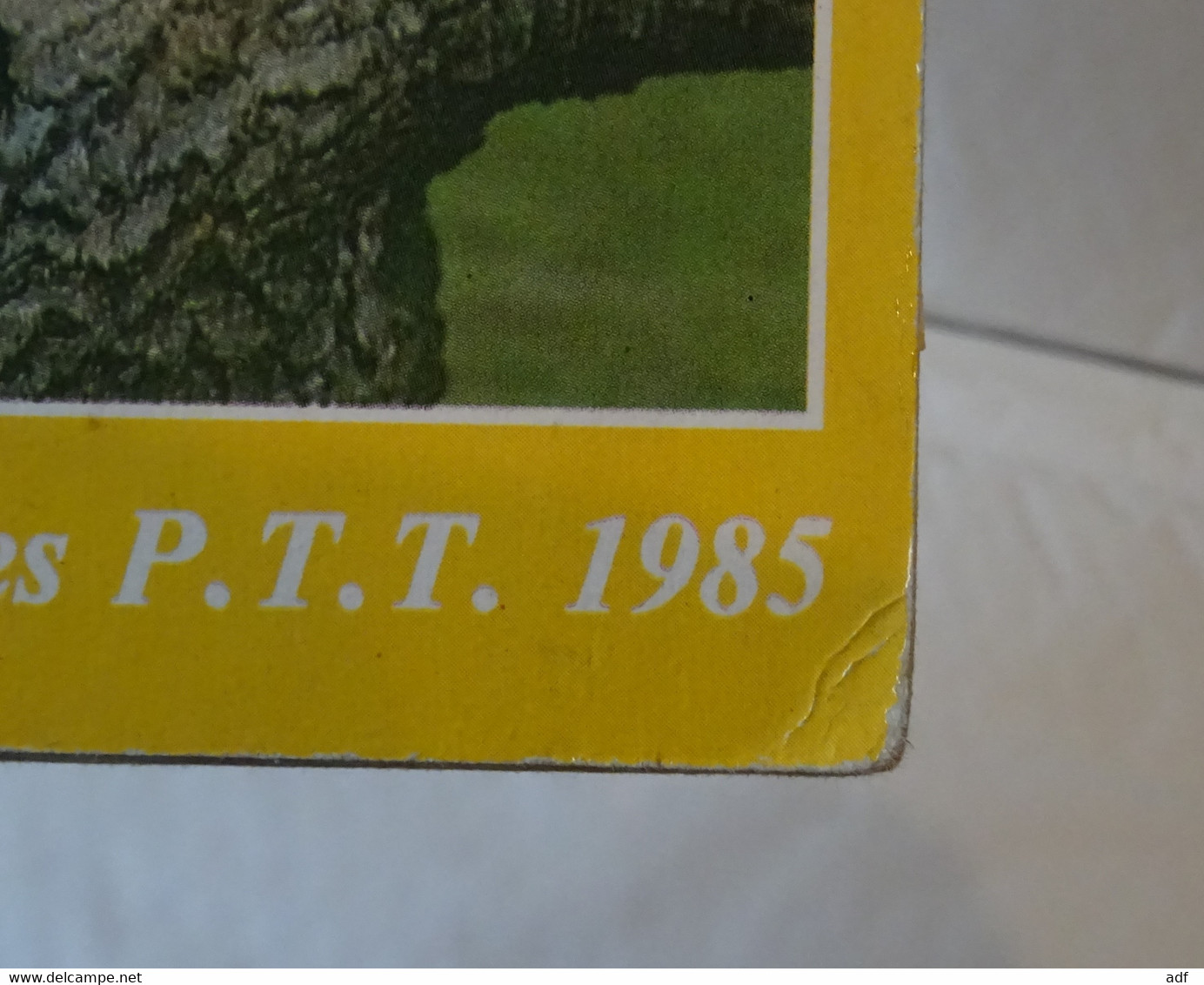 1985 CALENDRIER ( double ) ALMANACH DES PTT, BIQUETTE ET CHEVREAU, EPAGNEULS, OLLER, VAR 83