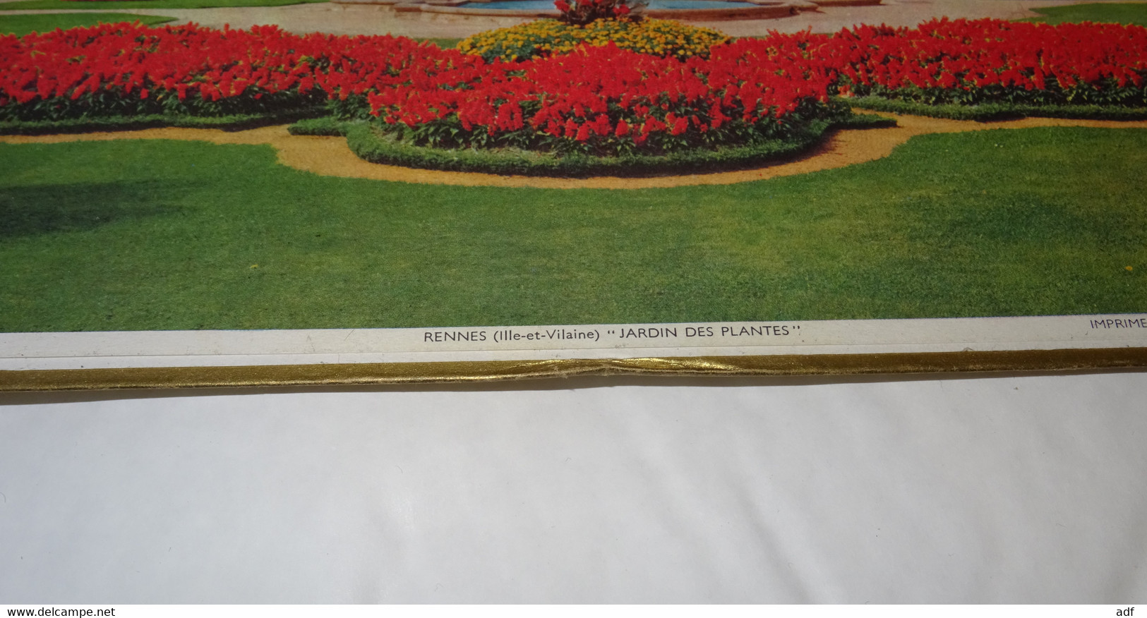 1969 CALENDRIER ALMANACH DES PTT, RENNES, JARDIN DES PLANTES, OBERTHUR, ARDENNES 08 - Grand Format : 1961-70