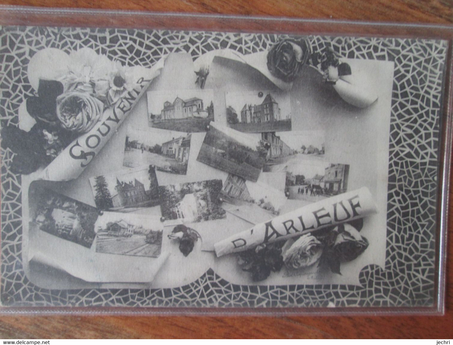 Souvenir D Arleuf . Cachet Militaire Depot De Prisonniers De Guerre De Corbigny - Otros & Sin Clasificación