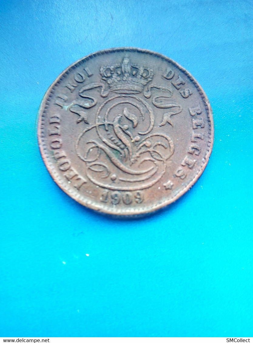 Belgique, 2 Centimes 1909 Légende FRA (21) - 2 Centimes