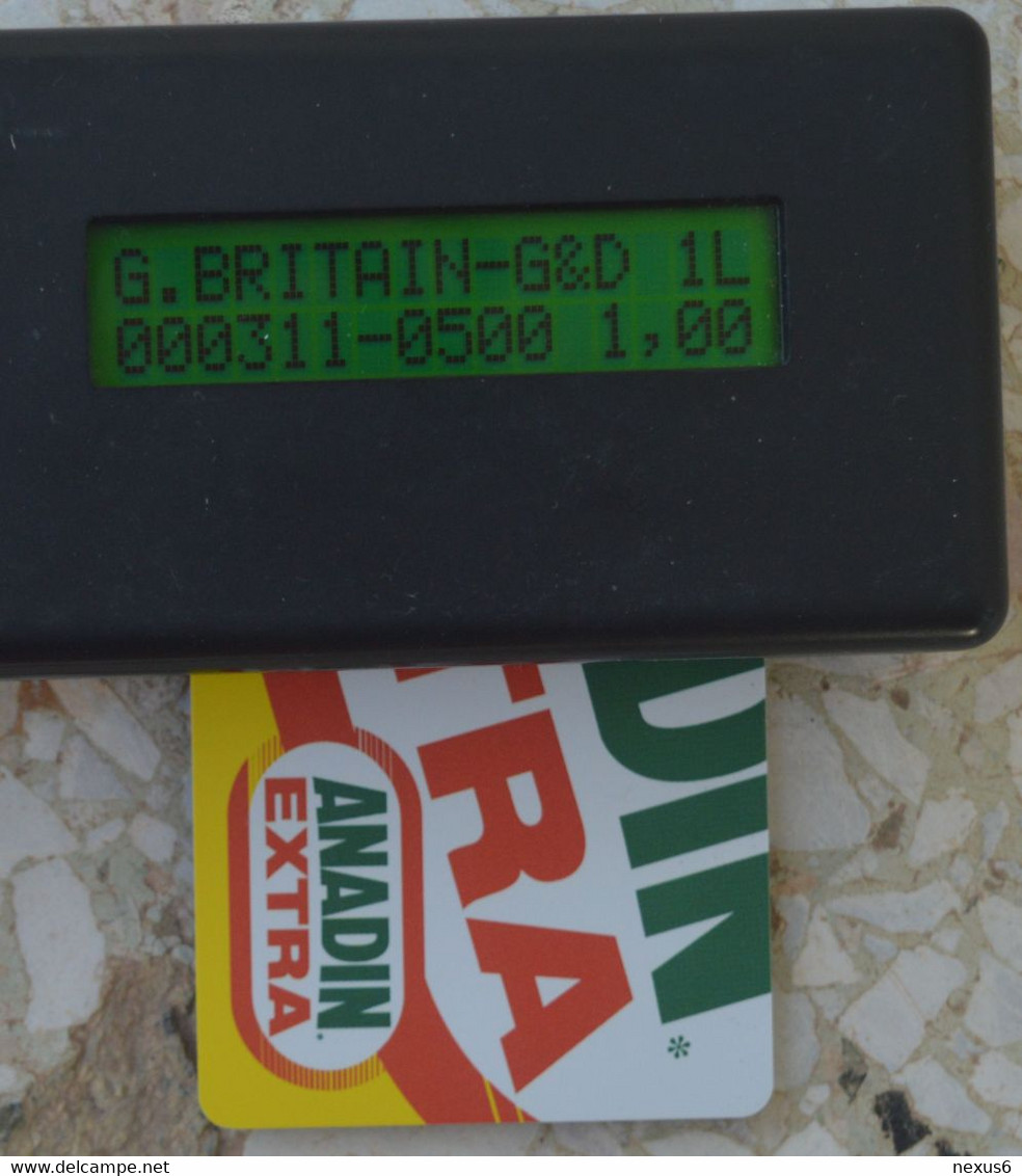 UK - BT (Chip) - PRO075 - BCM-007 - Anadin Extra II, 1£, 2.050ex, Mint - BT Werbezwecke