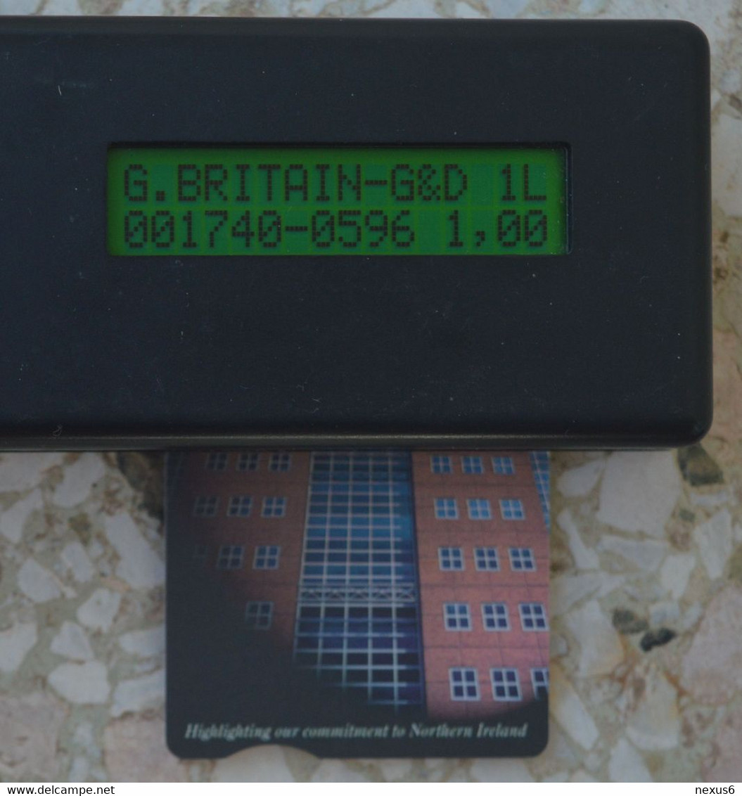 UK - BT (Chip) - PRO432 - BCI-070 - Northern Ireland - Riverside Tower, 1£, 4.500ex, Mint - BT Promotionnelles