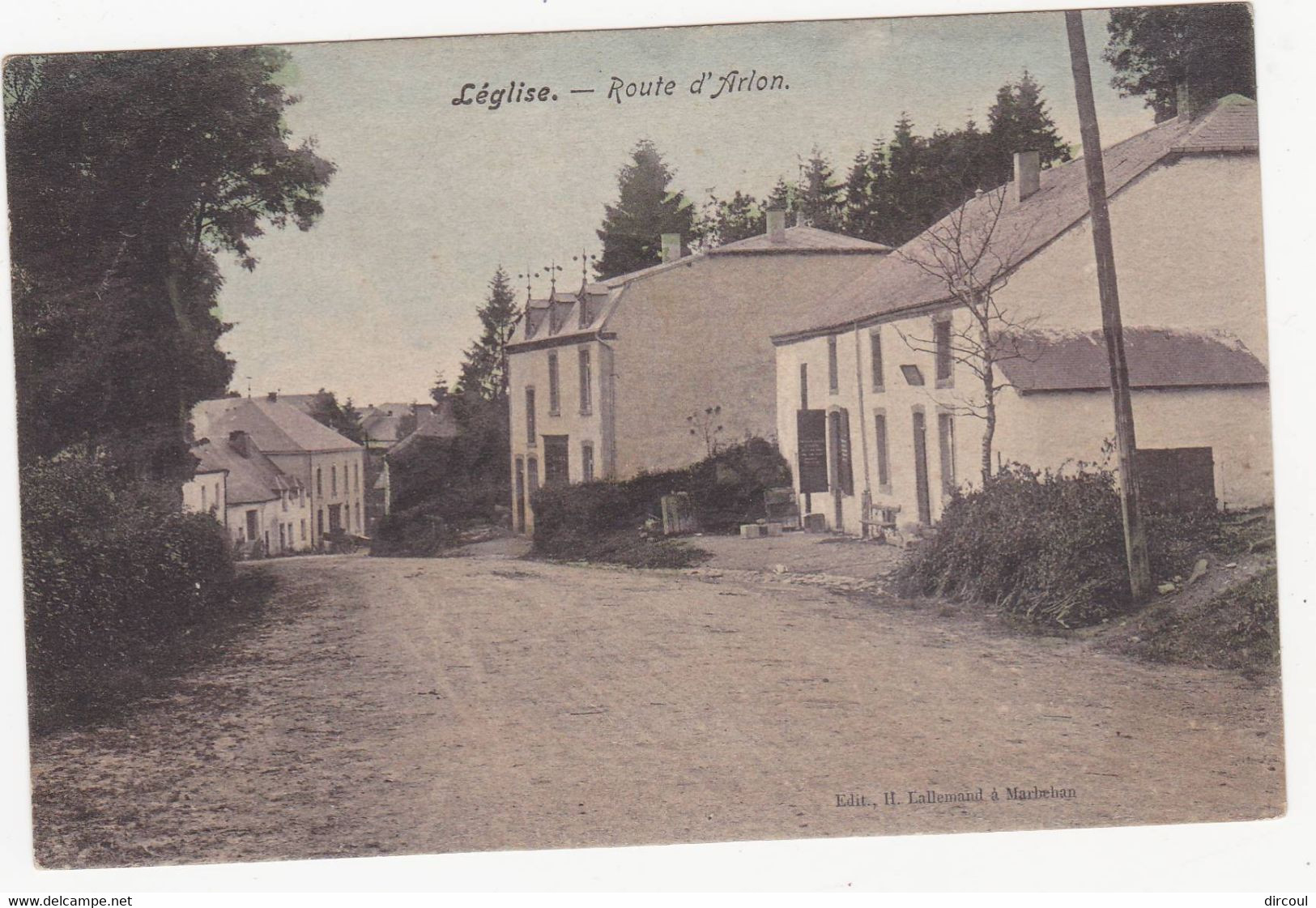 48329 -  Leglise  Route D'  Arlon -  Couleur - Léglise