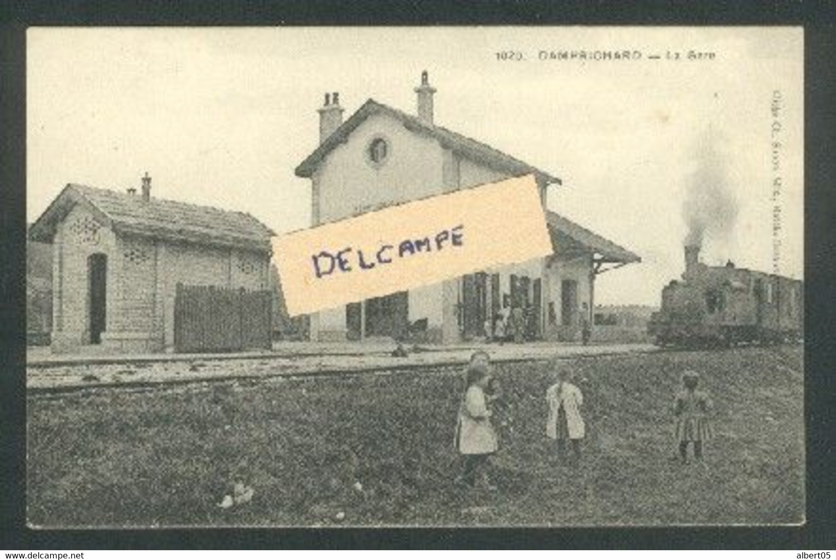 25 - Damprichard - Le Tacot En Gare Cliché Simon N° 1020 - Other & Unclassified
