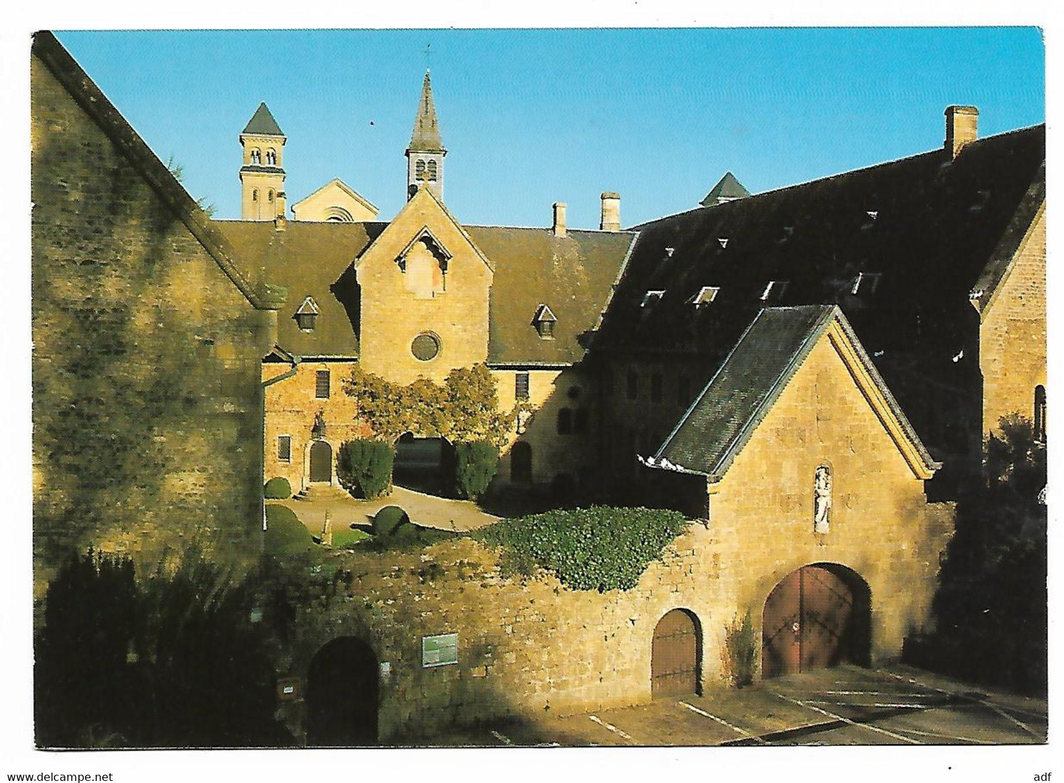 CP ABBAYE NOTRE DAME D'ORVAL, ENTREE DU MONASTERE ET HOTELLERIE, PROVINCE DE LUXEMBOURG, BELGIQUE - Asse