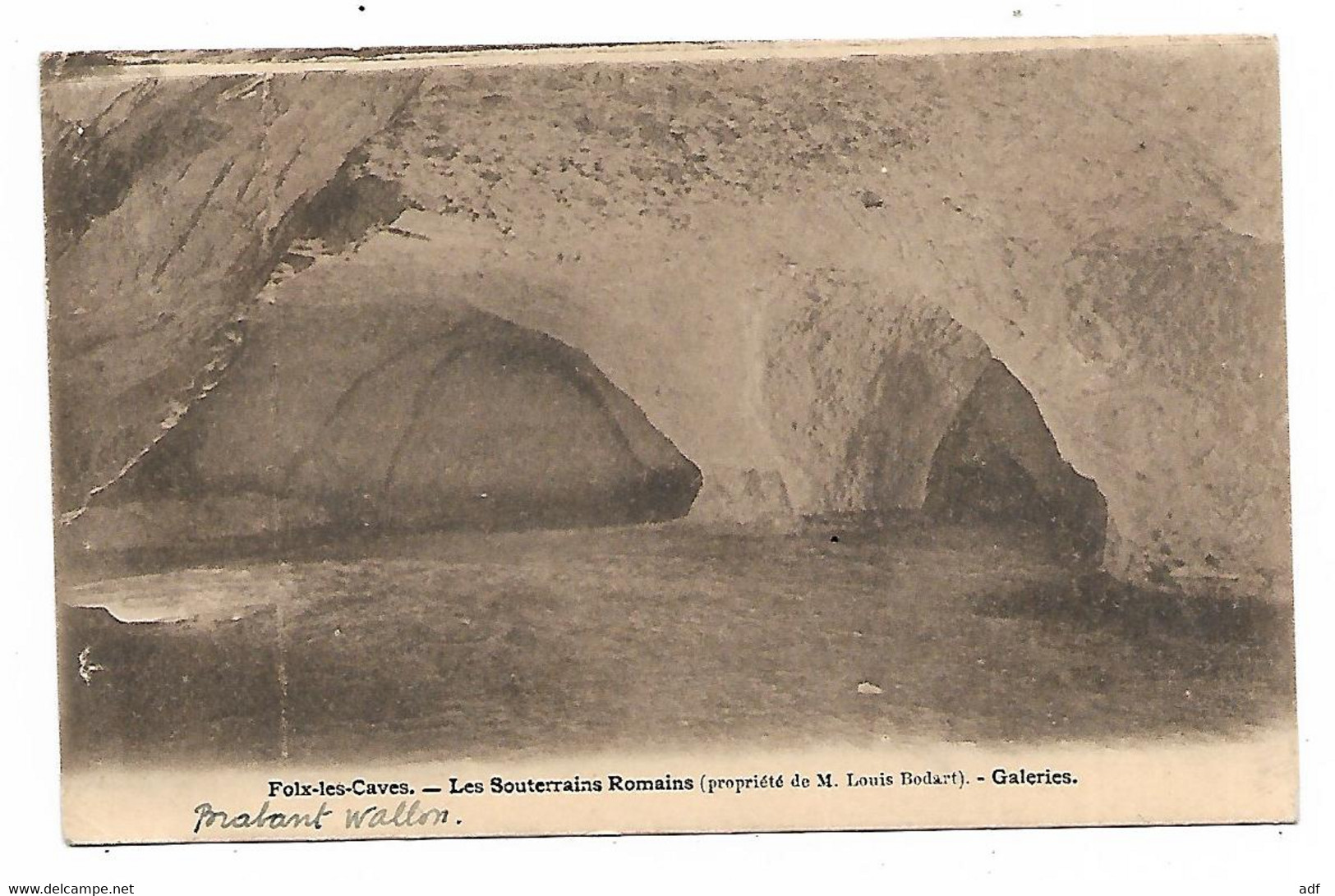 CPA FOIX LES CAVES, LES SOUTERRAINS ROMAINS, GALERIES, ORP - JAUCHE, BRABANT WALLON, BELGIQUE - Orp-Jauche