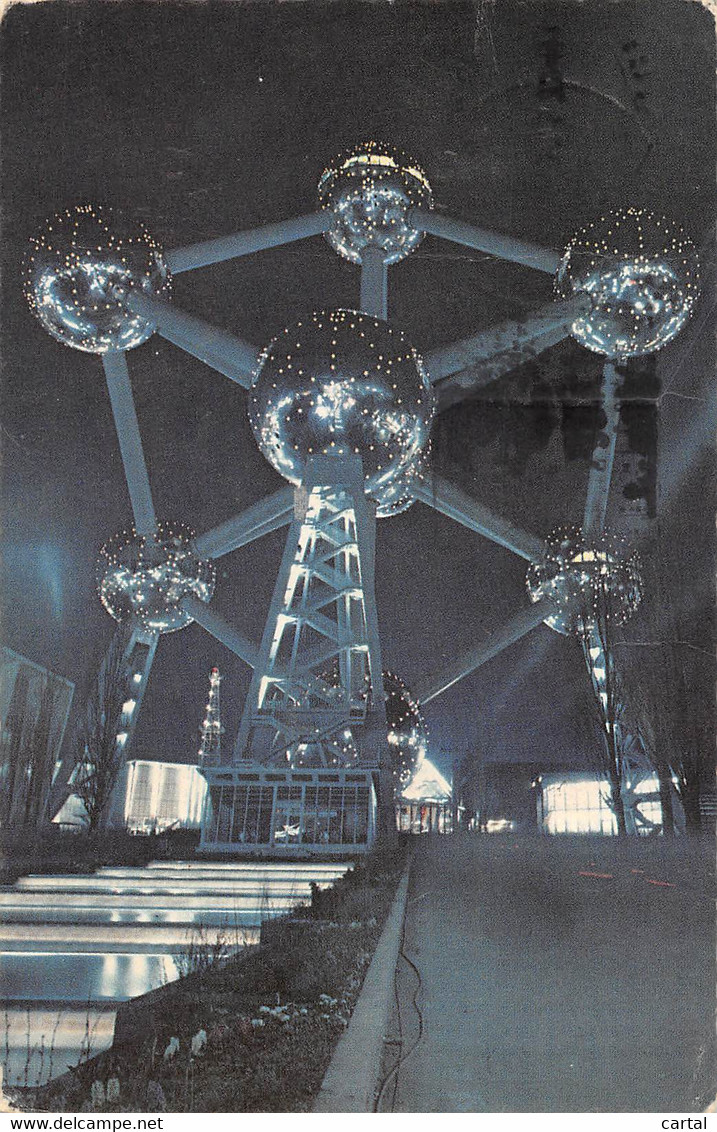 BRUXELLES - ATOMIUM - La Nuit - Brussel Bij Nacht