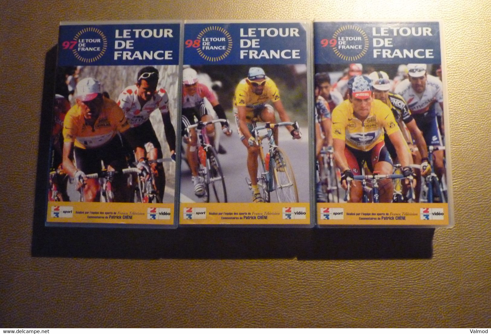 Cyclisme - Lot De 3 VHS Tour De France 1997, 1998, 1999. - Sports