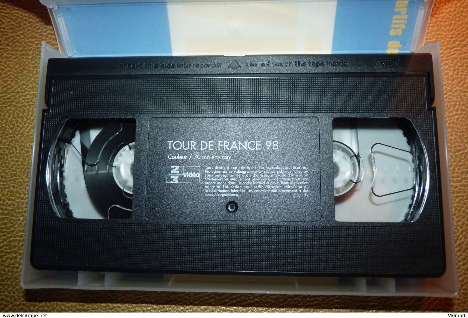 Cyclisme - Lot de 3 VHS Tour de France 1997, 1998, 1999.