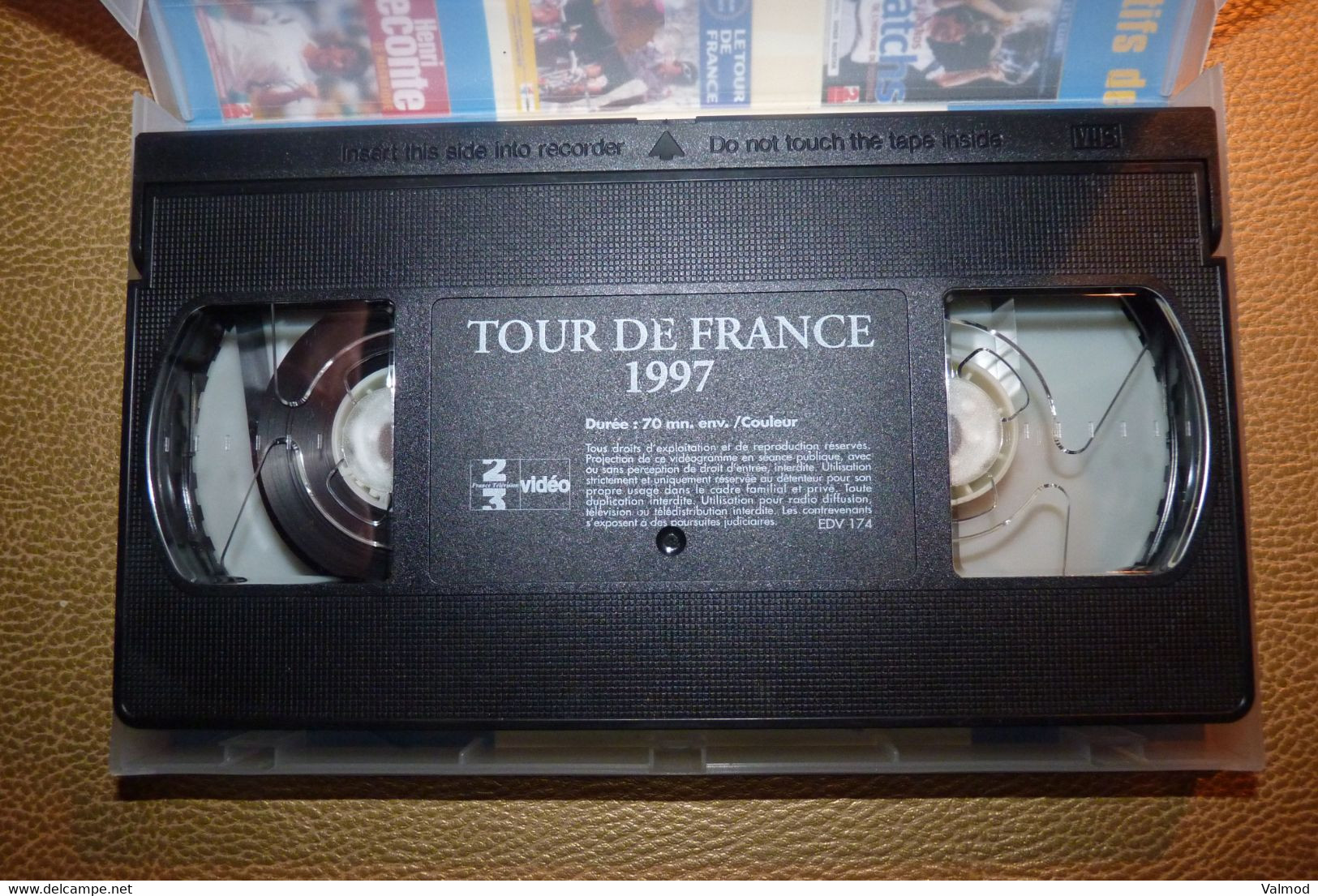 Cyclisme - Lot de 3 VHS Tour de France 1997, 1998, 1999.