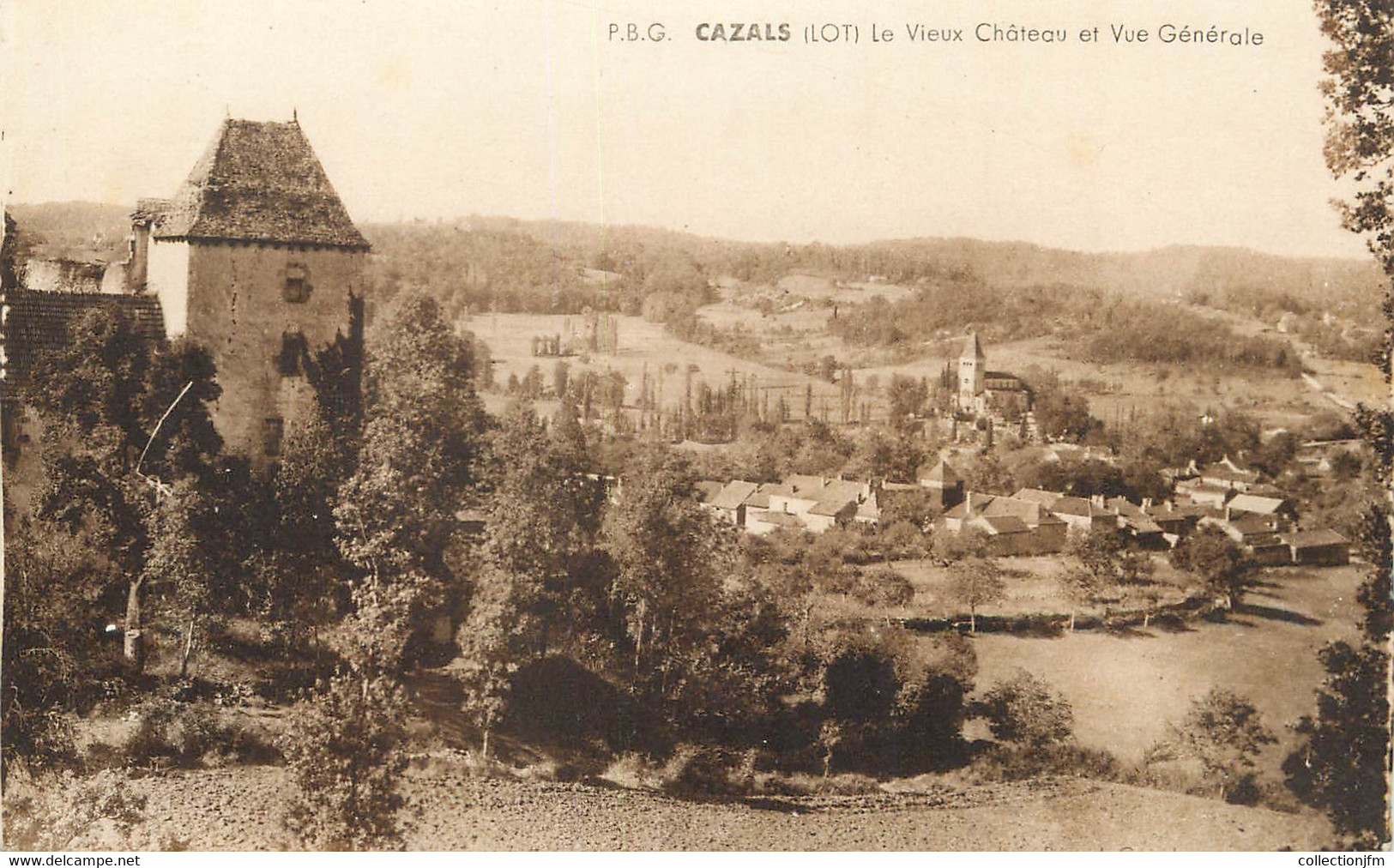 / CPA FRANCE 46 "Cazals, Le Vieux Château" - Cazals
