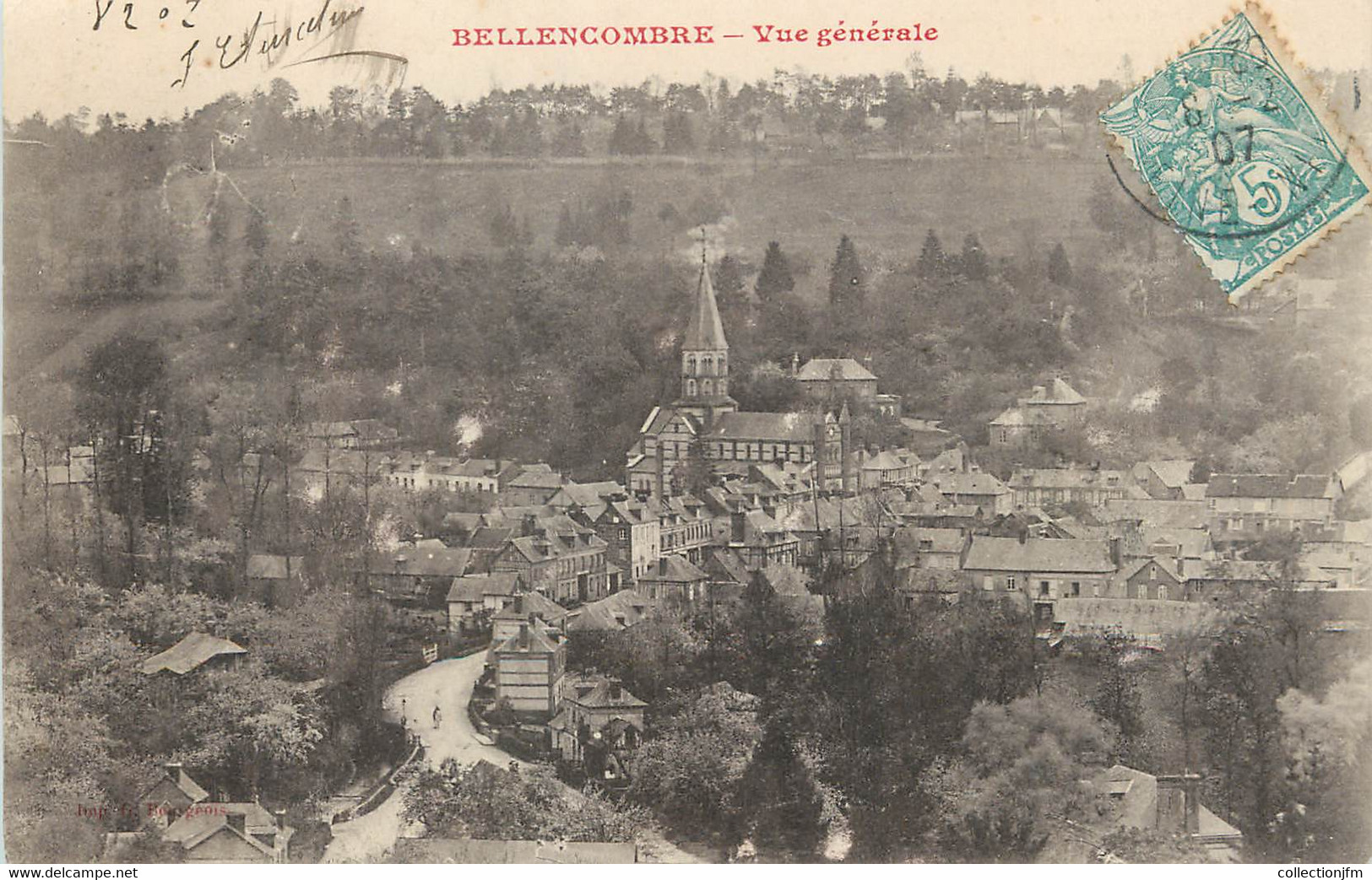 / CPA FRANCE 76 "Bellencombre, Vue Générale" - Bellencombre