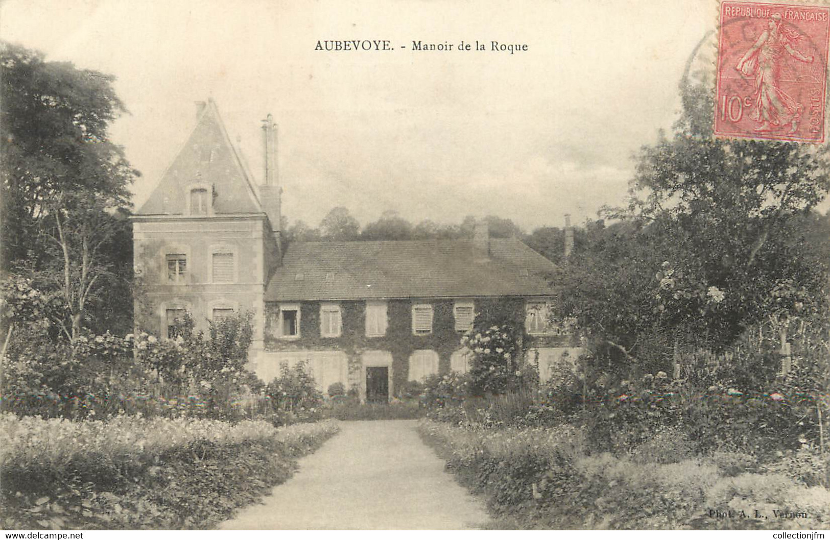 / CPA FRANCE 27 "Aubevoye, Manoir De La Roque" - Aubevoye