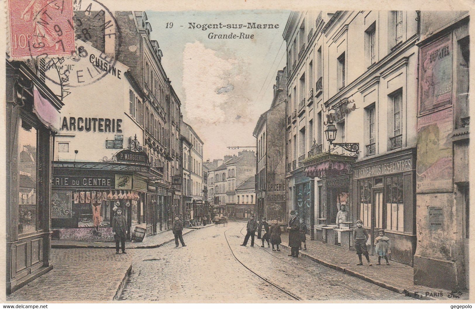 NOGENT Sur MARNE  - La Grande Rue En 1906 - Nogent Sur Marne