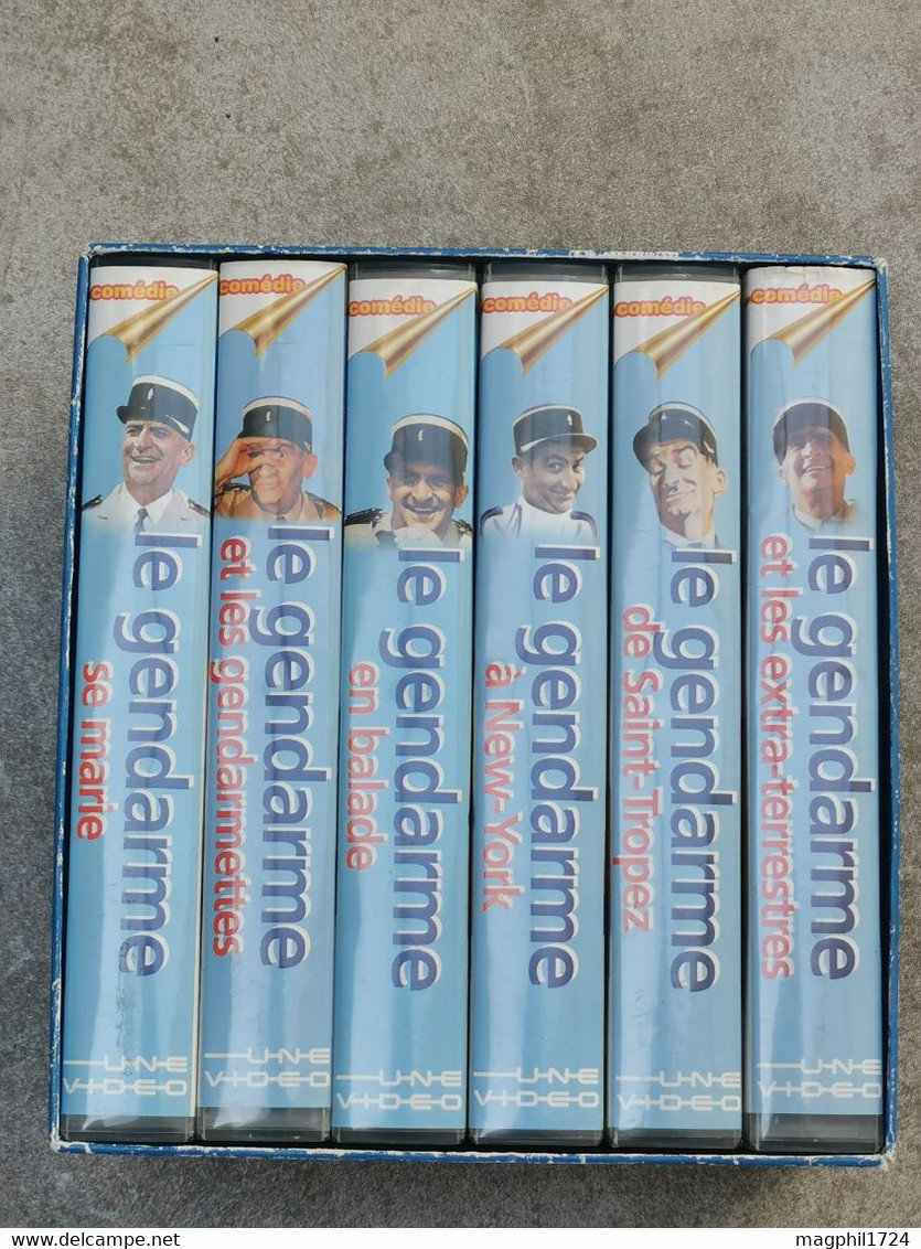 Coffret Collector De 6 Cassettes VHS LOUIS De FUNES "LE GENDARME - L'INTEGRALE" - Action, Adventure