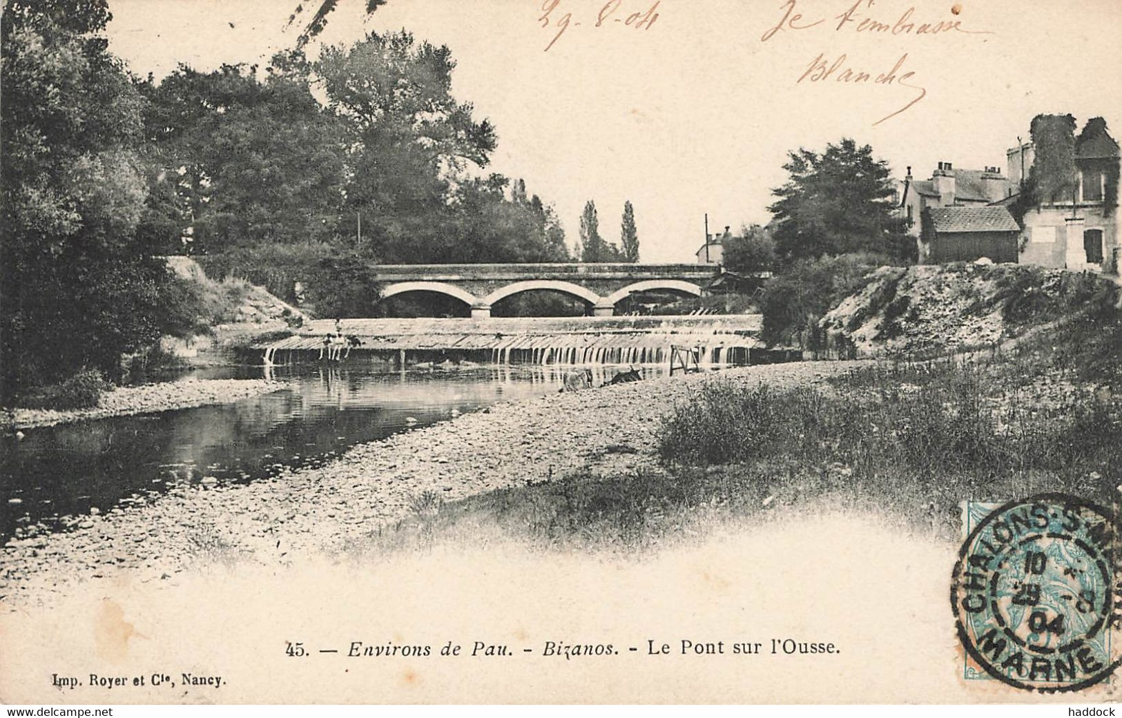 BIZANOS : LE PONT SUR L'OUSSE - Bizanos