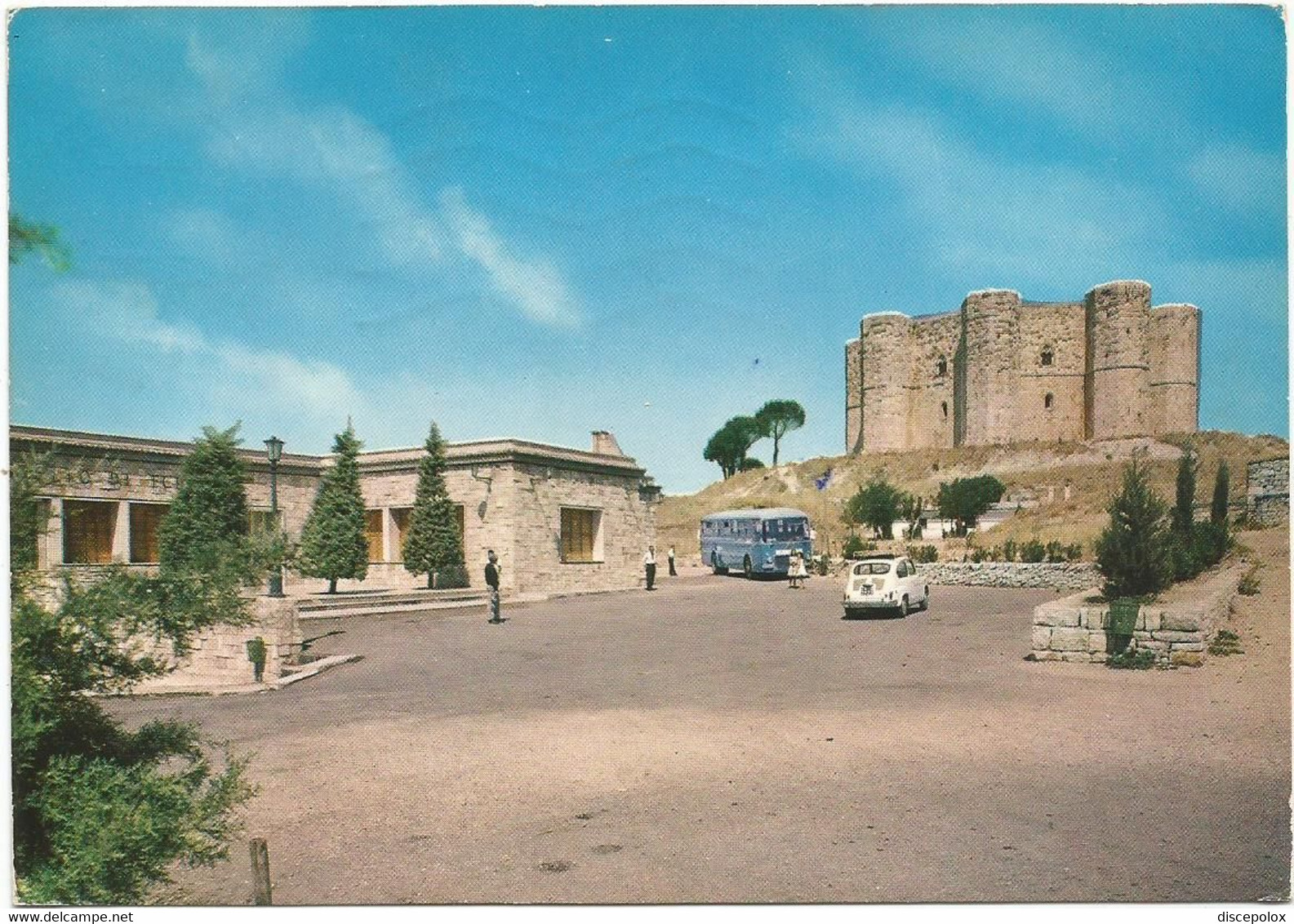 F3825 Andria (BAT) - Castel Del Monte - Auto Cars Voitures Bus Autobus / Viaggiata 1977 - Andria