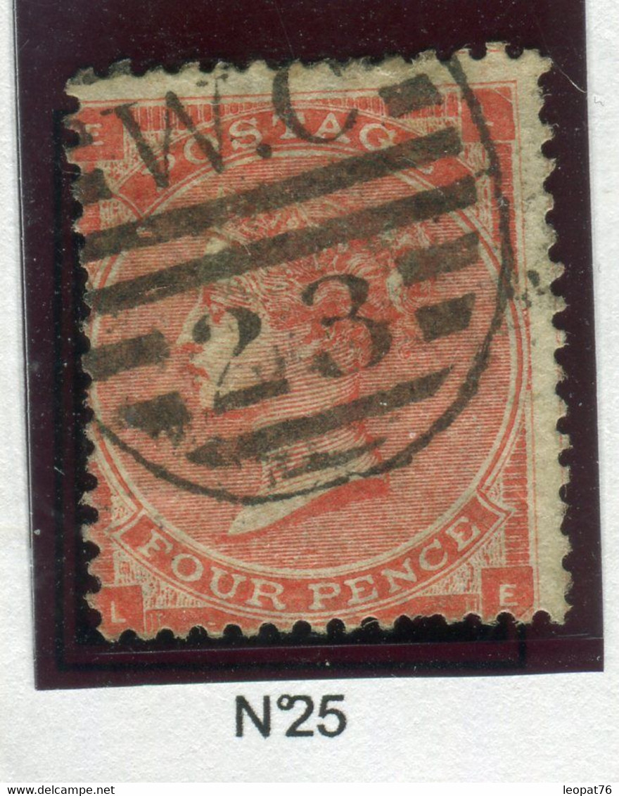 GB 24 - Lot Sur 1 Feuille N° 22, 24 Et 25 , états Divers - Cote 520€ - Used Stamps