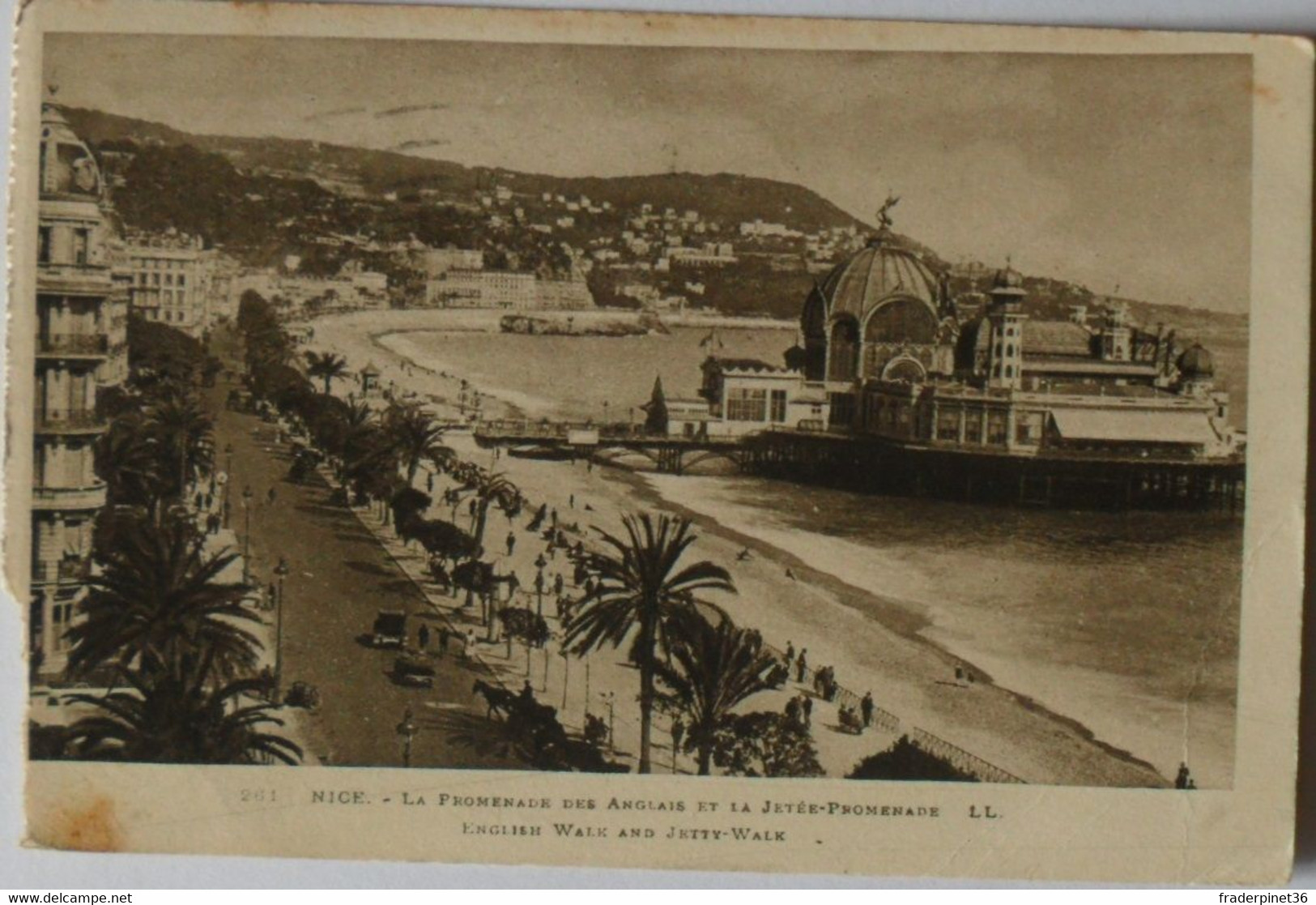 Cartes Postales NICE  La Promenade Des Anglais Et La Jetée Promenade LL  N° 201 - Musées