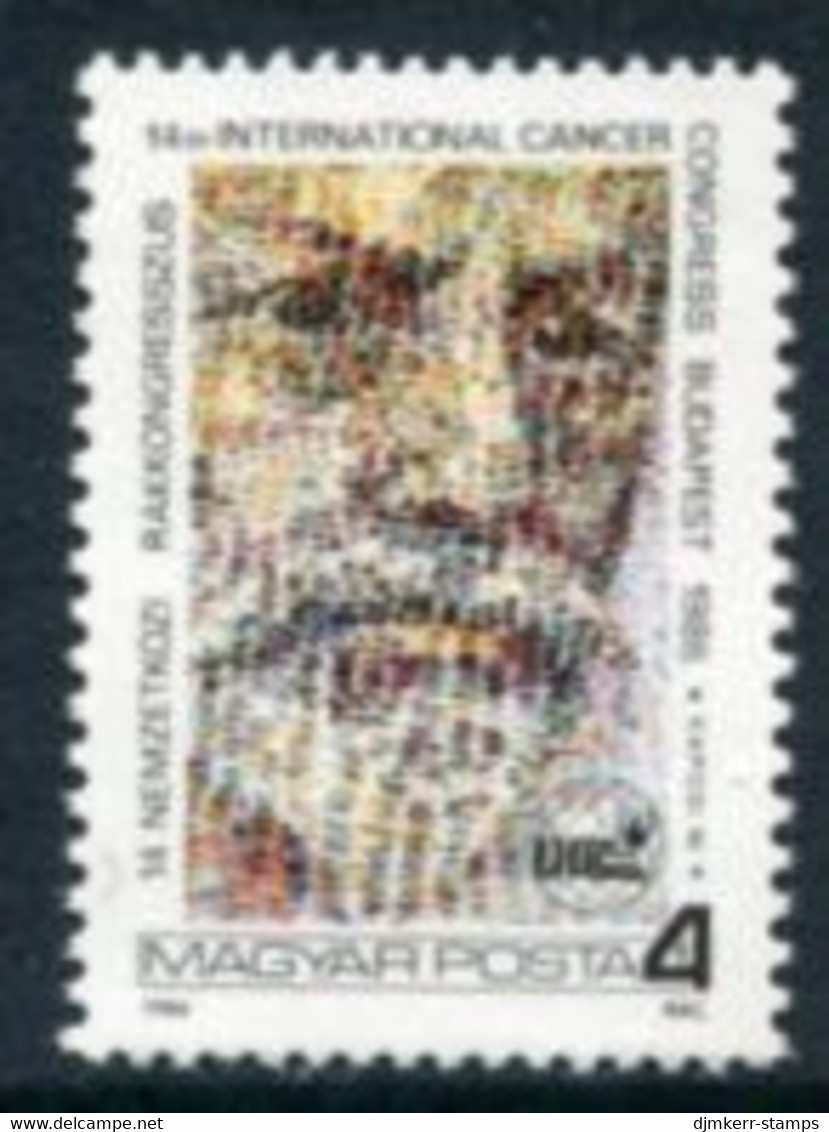 HUNGARY 1986 Cancer Congress MNH / **.  Michel 3835 - Unused Stamps