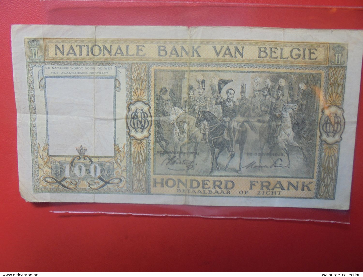 BELGIQUE 100 Francs 1945 Circuler - 100 Francs