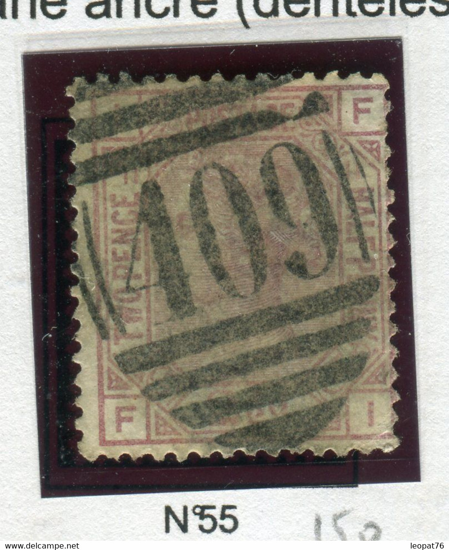 GB 10 - Lot Sur 1 Feuille N° 51/57 Sauf 52 , états Divers - à Voir Cote 1110€ - Used Stamps