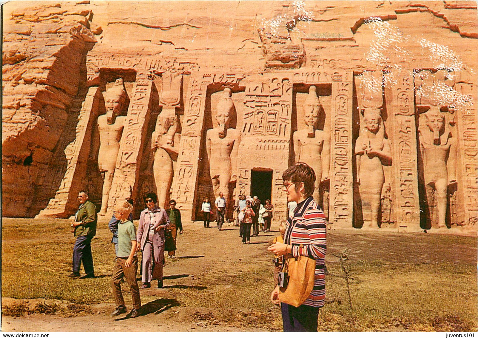 CPSM Egypt-Abu Sembel-Beau Timbre    L680 - Temples D'Abou Simbel