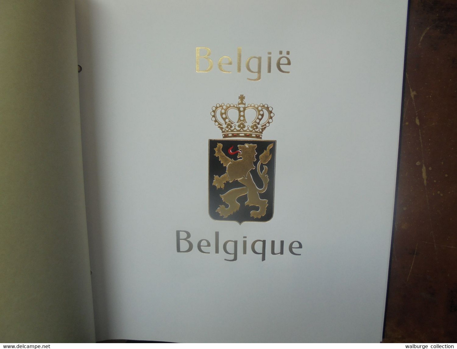 BELGIQUE 2000-2002 NEUVE ALBUM "DAVO" LUXE avec BOITIER BELLE FACIALE ! (3205) 1 KILO 600