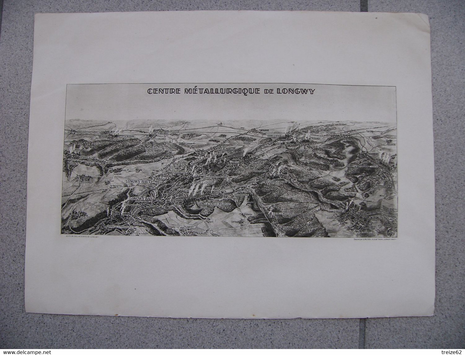 ACIERIES De LONGWY Lot 4 Illustrations Cités Gouraincourt Longlaville Tucquegnieux Usines Mont Saint Martin 1930 - Unclassified