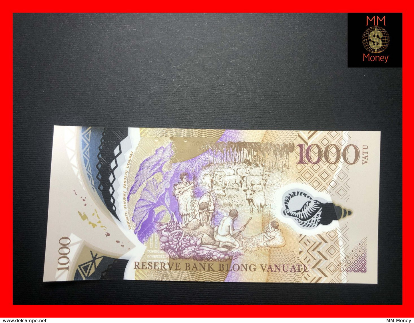 VANUATU 1.000  1000  Vatu  2020  P. New   *commemorative*   Polymer   UNC - Vanuatu