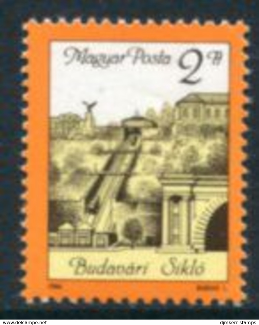 HUNGARY 1986 Cable Railway Re-opening MNH / **.  Michel 3821 - Neufs