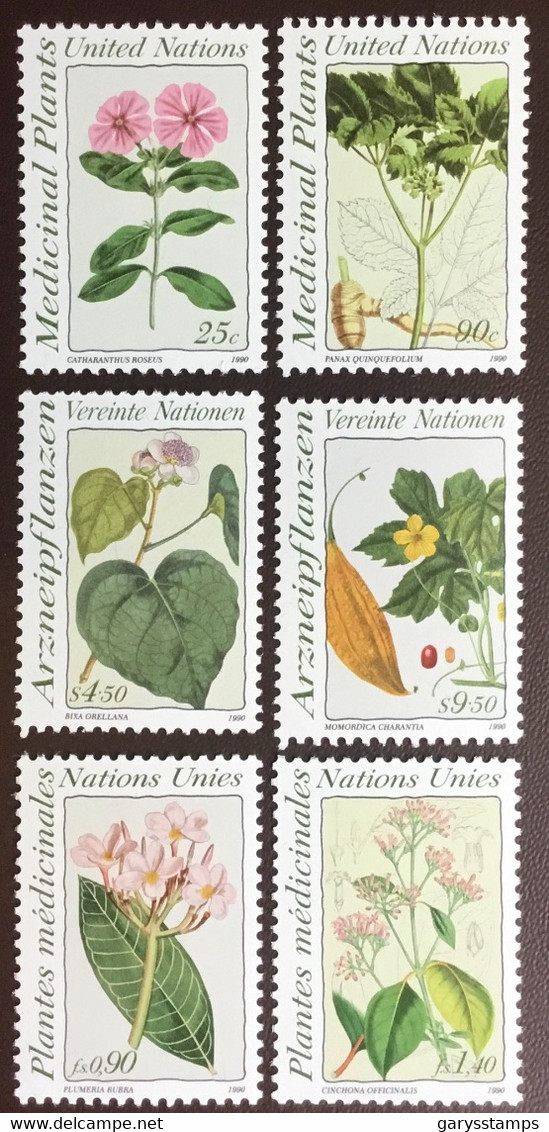 United Nations 1990 Medicinal Plants MNH - Heilpflanzen