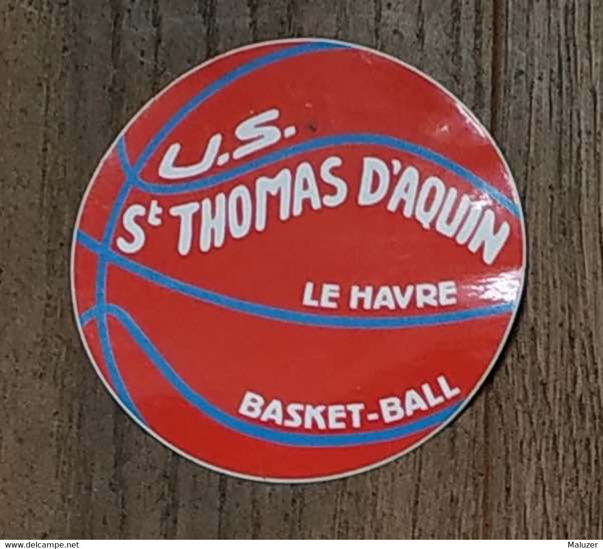 AUTOCOLLANT STICKER - BASKET-BALL UNION SPORTIVE SAINT-THOMAS D'AQUIN LE HAVRE - SPORT - CLUB SPORTIF - Stickers