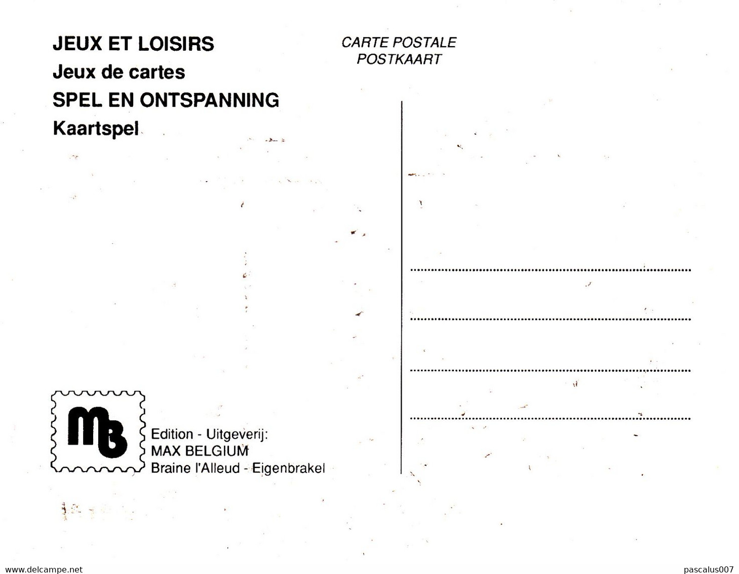 69 2594  FDC  P1132 Carte Maximum Belgique    Jeux Loisirs Dame De Cœur Carte 9230 Wetteren 18-3-1995 - 1991-2000