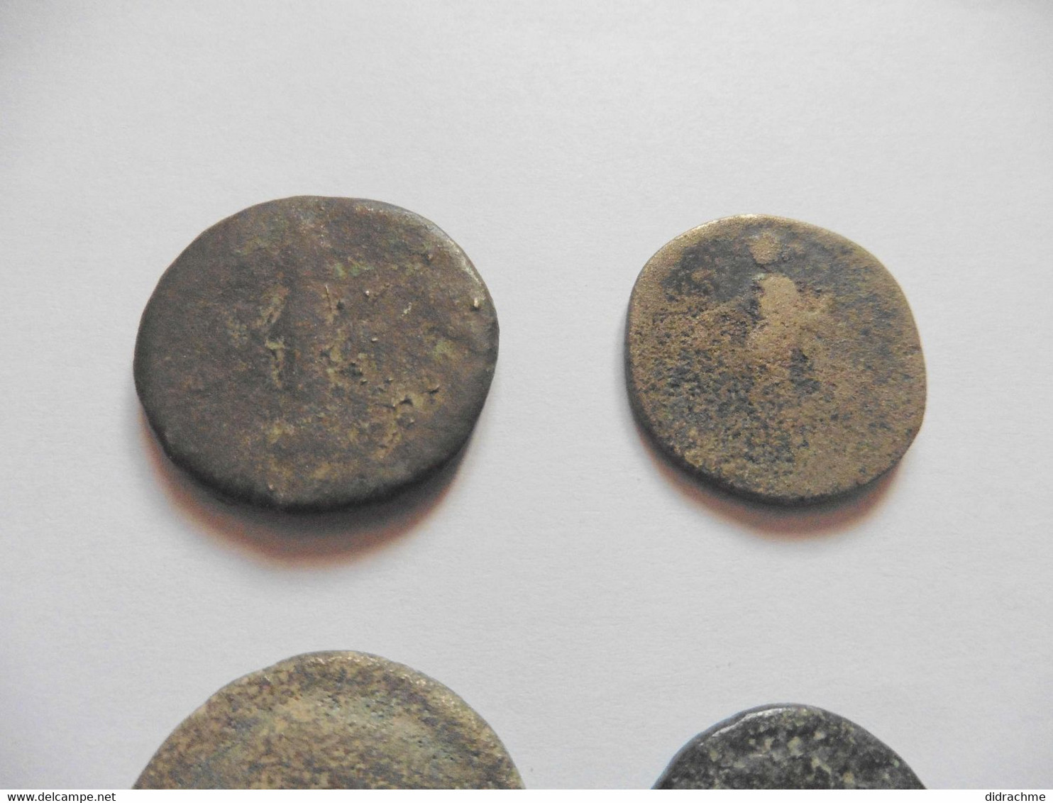 Lot 4 Sesterces Bronze Romain  (romaines) à Id.  Paypal Possible - Other & Unclassified