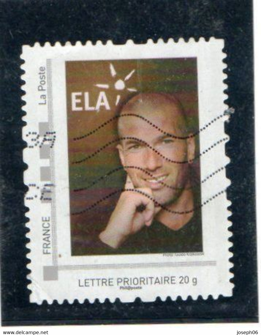 FRANCE    Personnalisé  Y.T. N° Zinedine Zidane  Oblitéré - Used Stamps