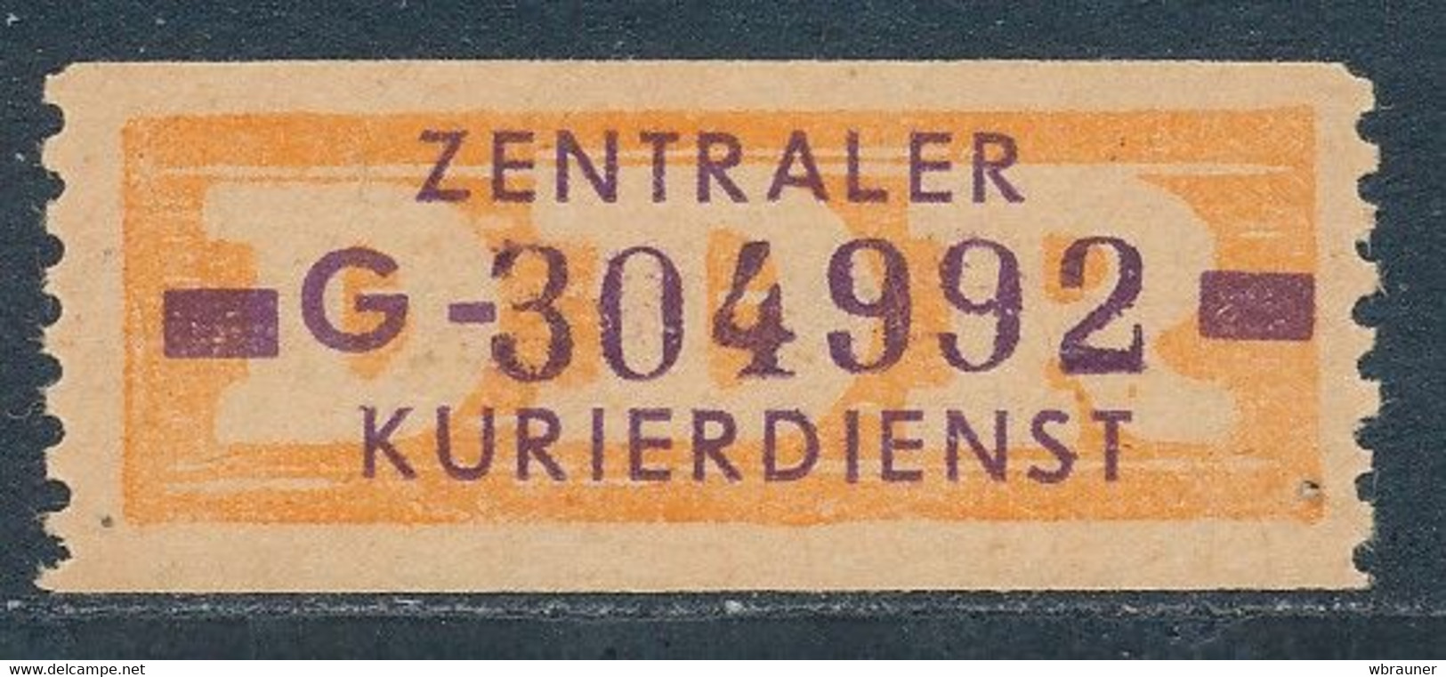 DDR Dienstmarken B 22 Kennbuchstabe G Original ** Geprüft Weigelt Mi. 20,- - Other & Unclassified