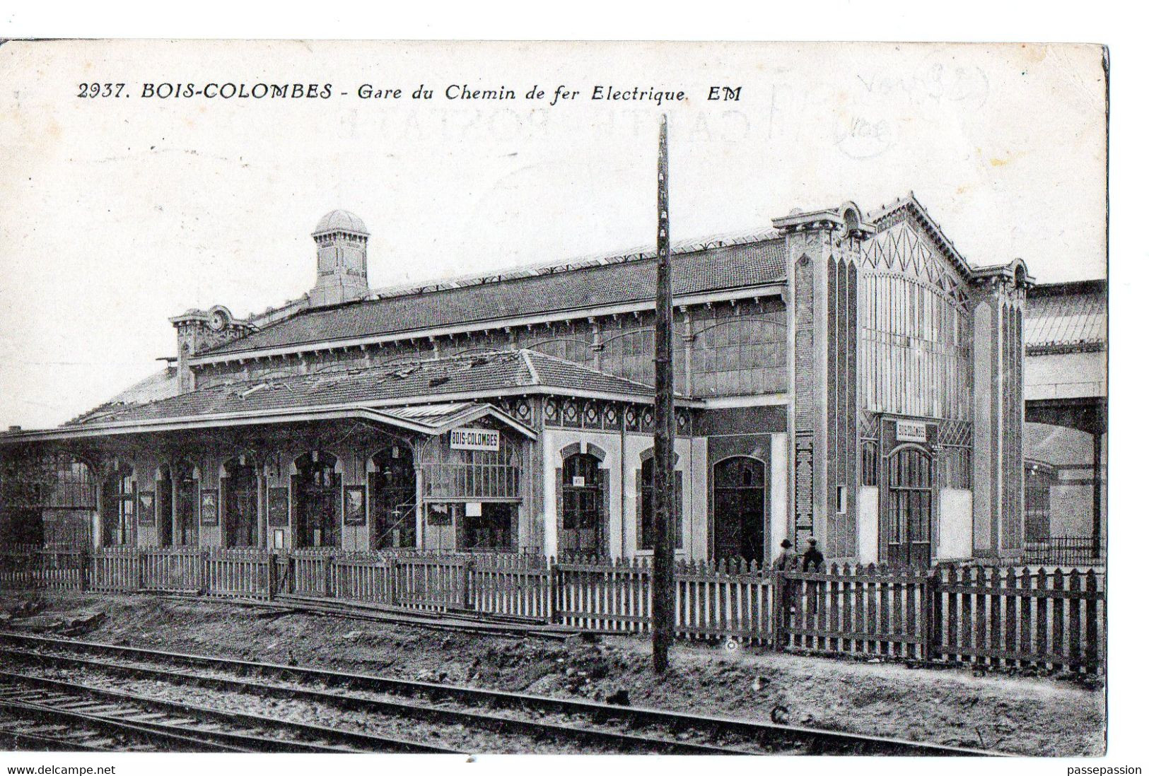 BOIS-COLOMBES  -  Gare Du Chemin De Fer Electrique - Altri & Non Classificati