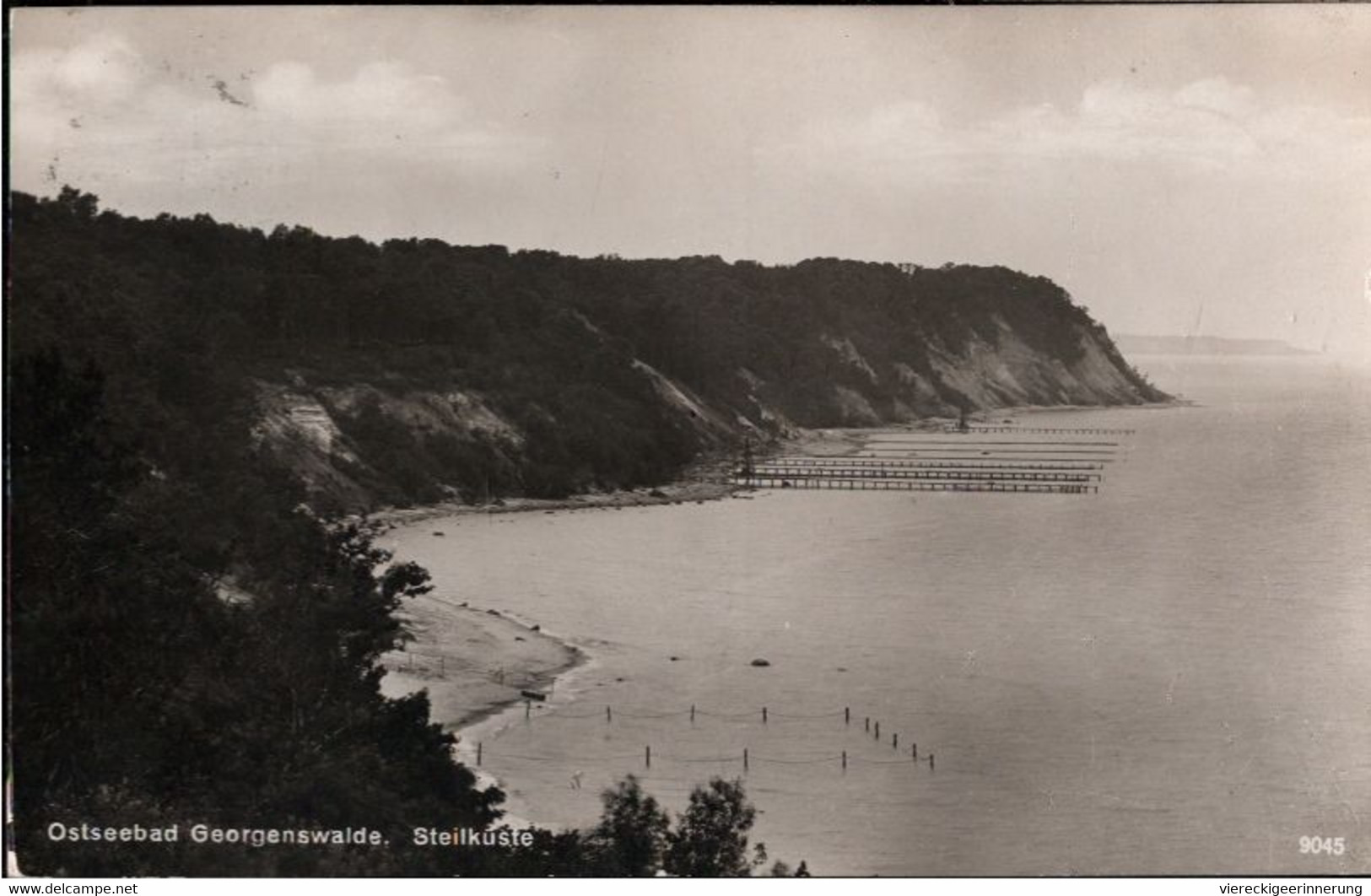 !  Ansichtskarte Ostseebad Georgenswalde, Steilküste, Samland - Ostpreussen