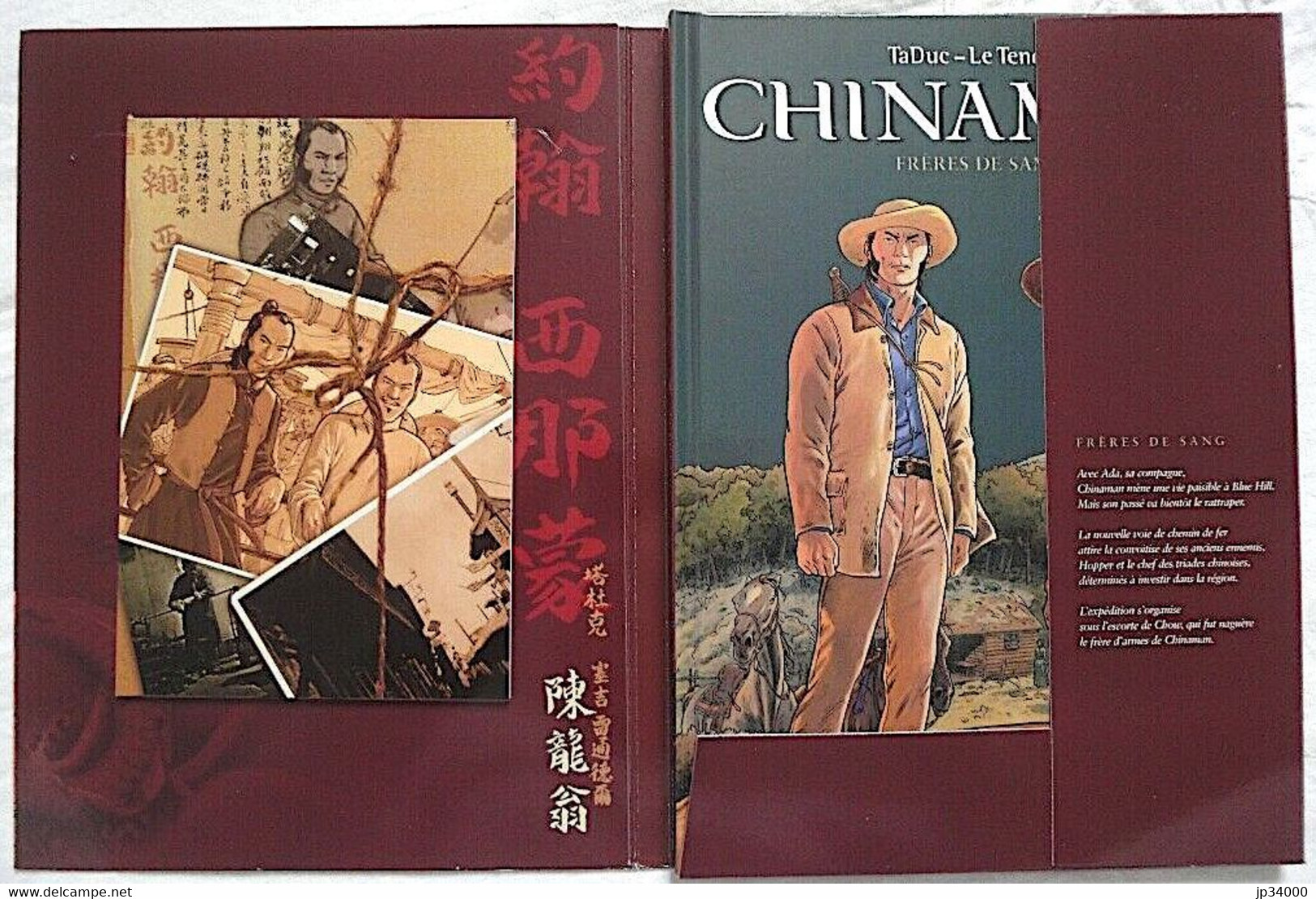 CHINAMAN Tome 6 Frères De Sang. Coffret Carnet Les Fils Du Ciel DUPUIS EO 2002 - Chinaman