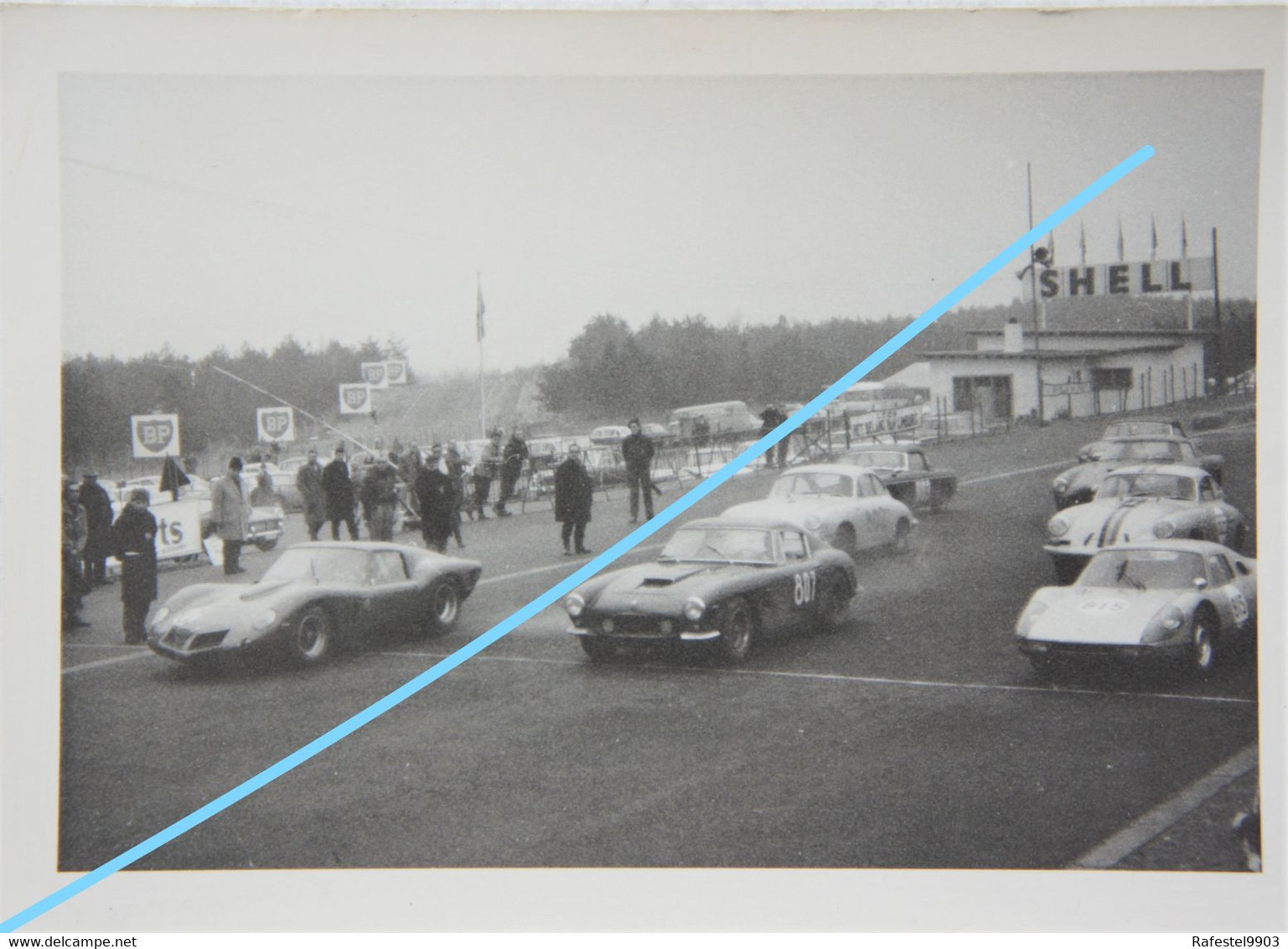 Photox10 ZOLDER Circa 1966-8 Volvo Ferrari Porsche Alfa Lotus MG Jaguar Maserati Voiture Auto Automobile Oldtimer Course