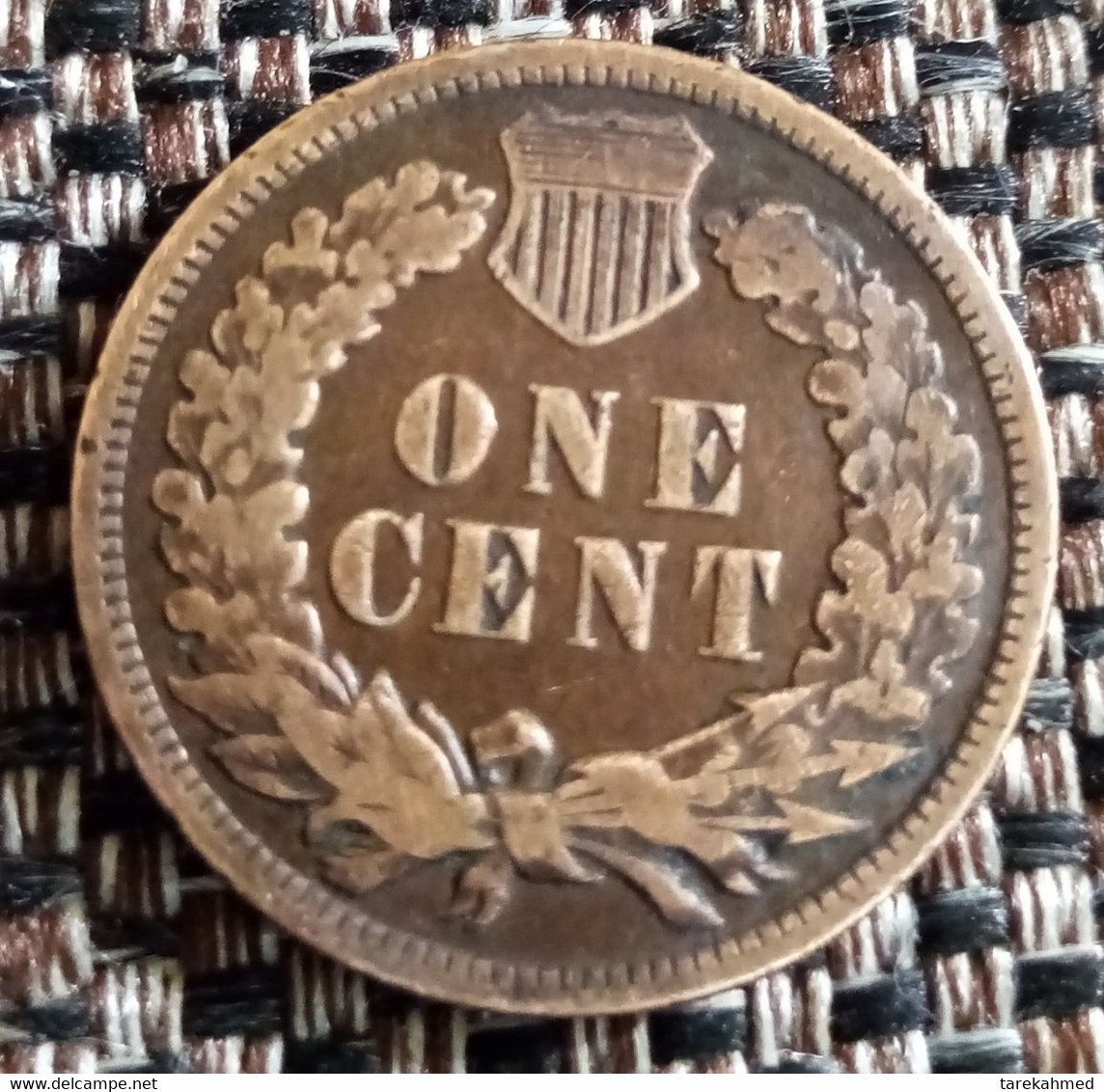 USA , Rare Error Minting Indian Head Cent, 1907, Faulty Number 9 In DateGomaa - 1859-1909: Indian Head