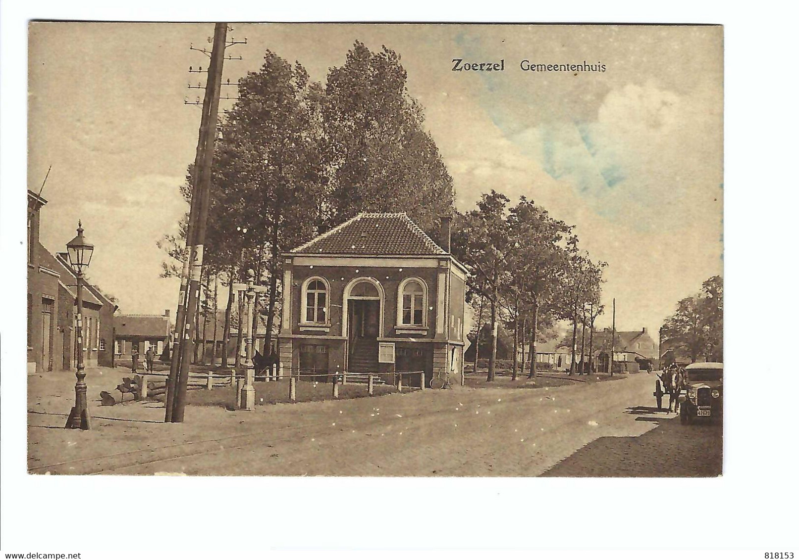 Zoersel   Zoerzel  Gemeentehuis 1937 - Zoersel