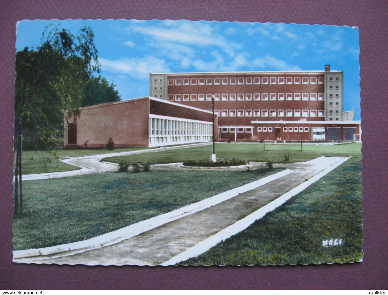 CPA CPSM PHOTO 62 FRUGES Collège D'Enseignement Général Mixte 1971 - Fruges