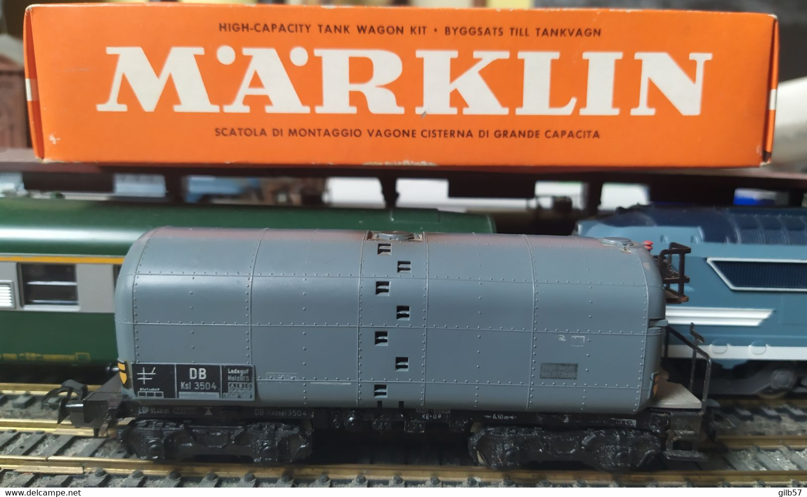 HO MARKLIN Wagon-citerne De Grande Capacité De La DB Ref 4921 - Goods Waggons (wagons)