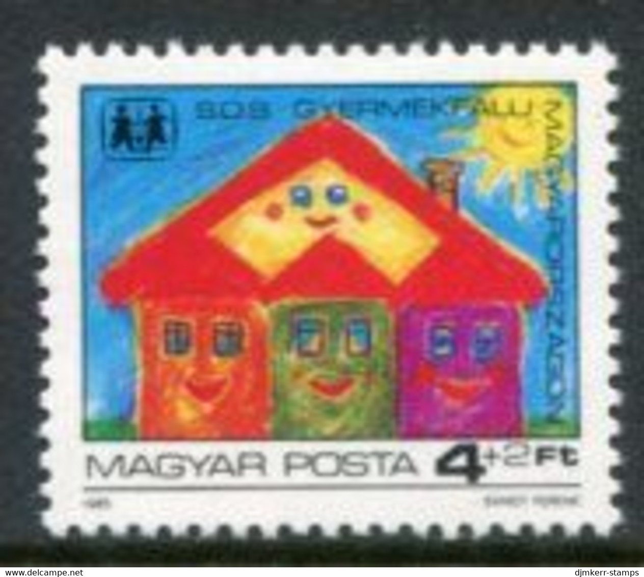 HUNGARY 1985 SOS Children's Villages MNH /**.  Michel 3797 - Unused Stamps