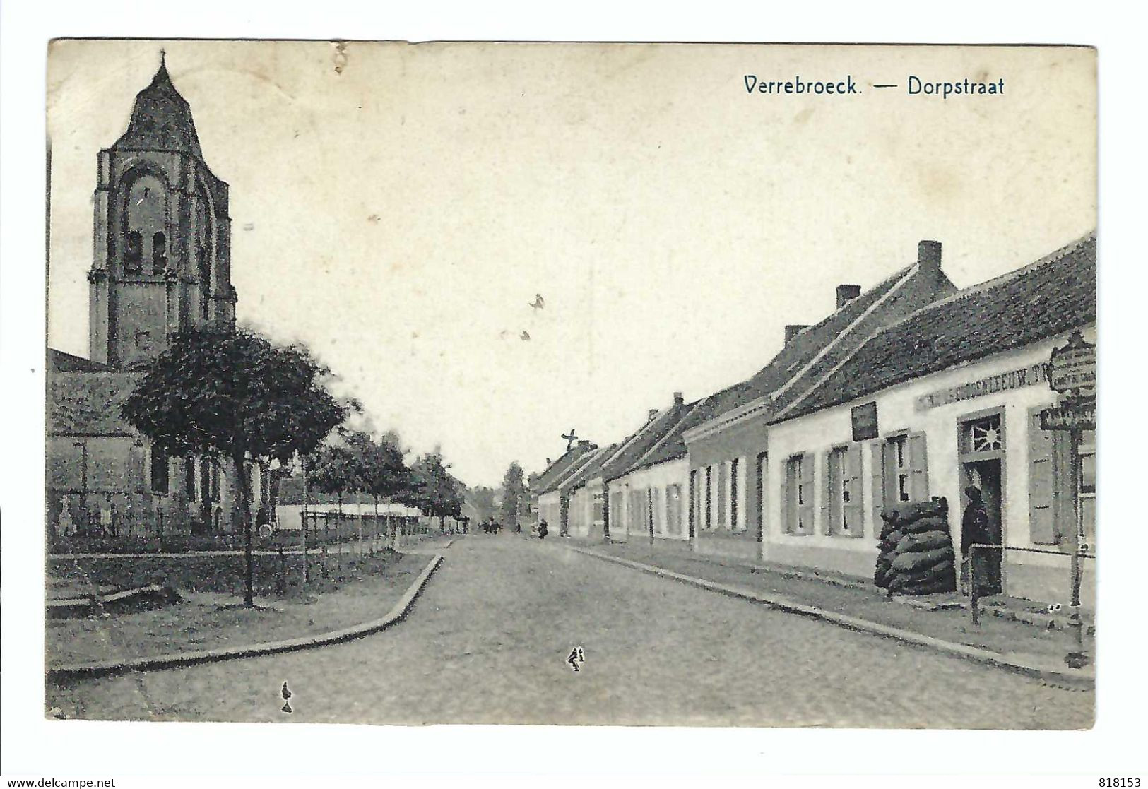 Verrebroek Verrebroeck - Dorpstraat 1933 - Beveren-Waas